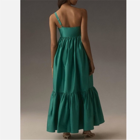 slim fit dress slacks Mint Sky Bows Gown– Teuta Matoshi main image 1